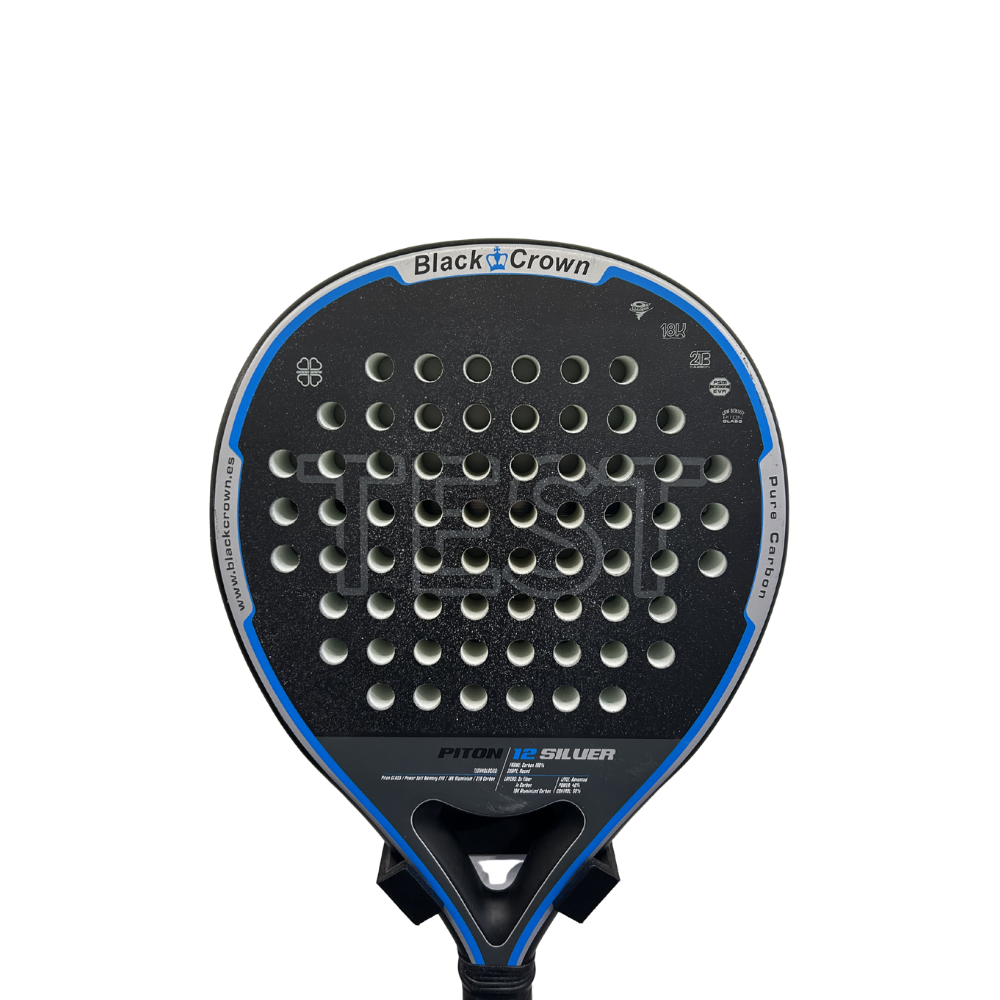 Raquette de padel Black Crown Occasion Piton 12 Silver