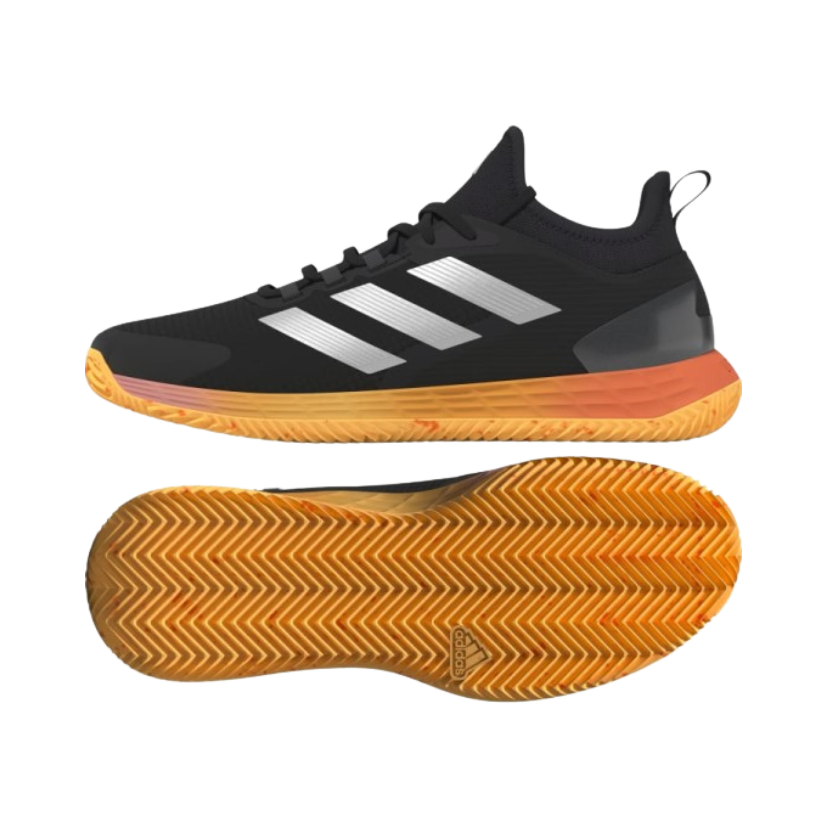 Adidas - Chaussures de Padel adizero Ubersonic 4.1 Noir / Orange 2024