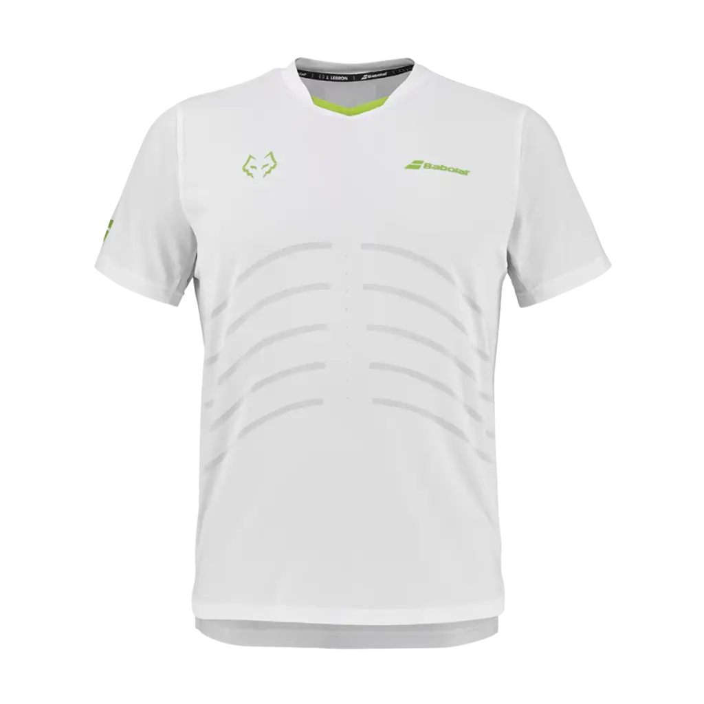 T-shirt de padel Babolat Lebron Replica Blanc