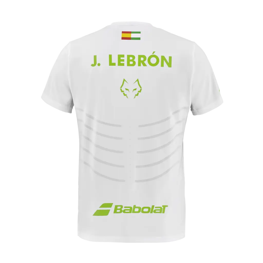 T-shirt de padel Babolat Lebron Replica Blanc