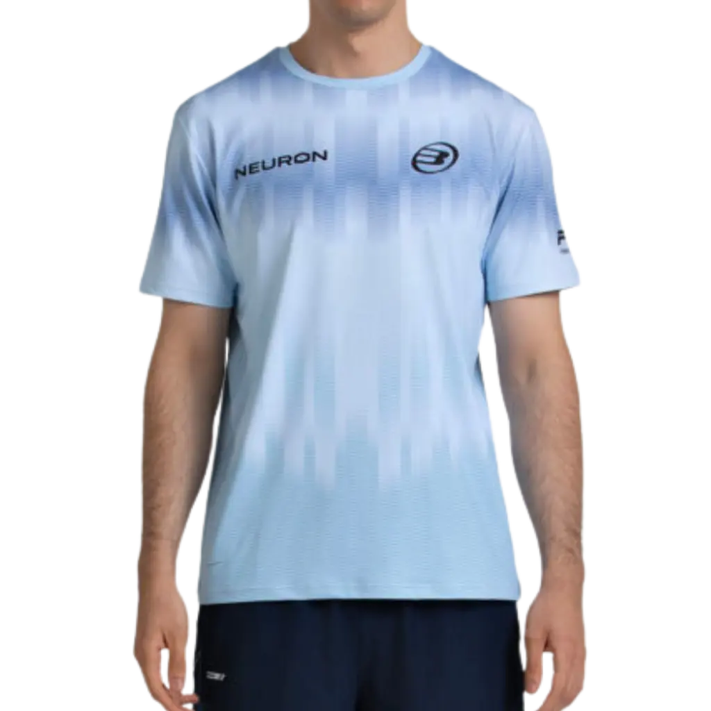 T-shirt de padel Bullpadel Chingotto Officiel Bleu