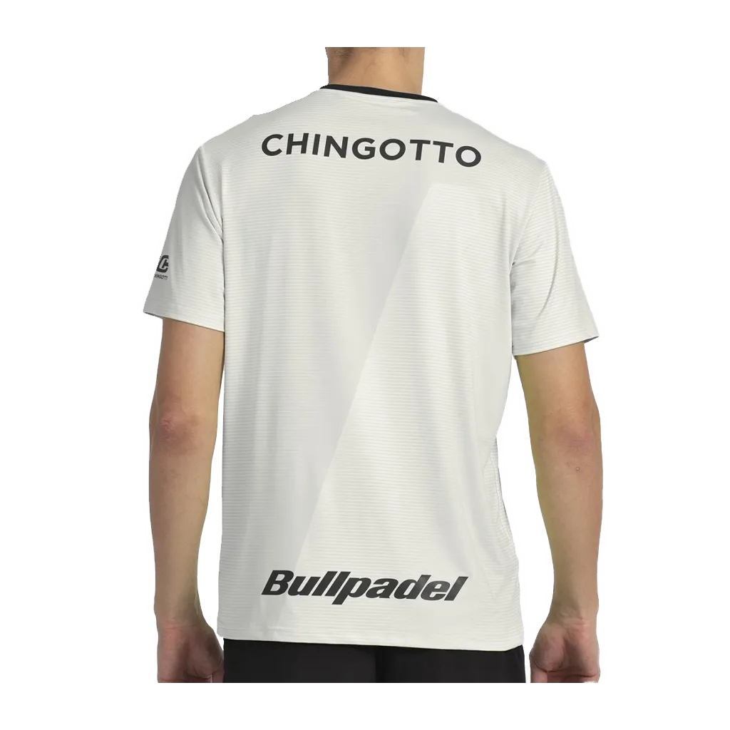 T-shirt de padel Bullpadel Chingotto Officiel Gris