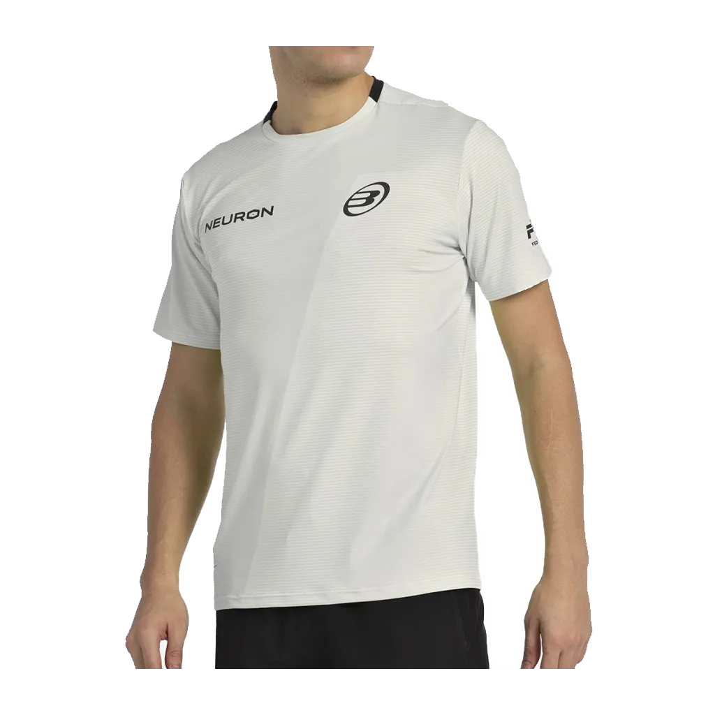 T-shirt de padel Bullpadel Chingotto Officiel Gris