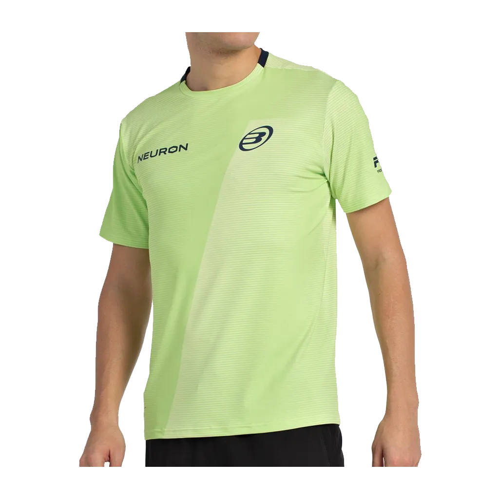 T-shirt de padel Bullpadel Chingotto Officiel Vert