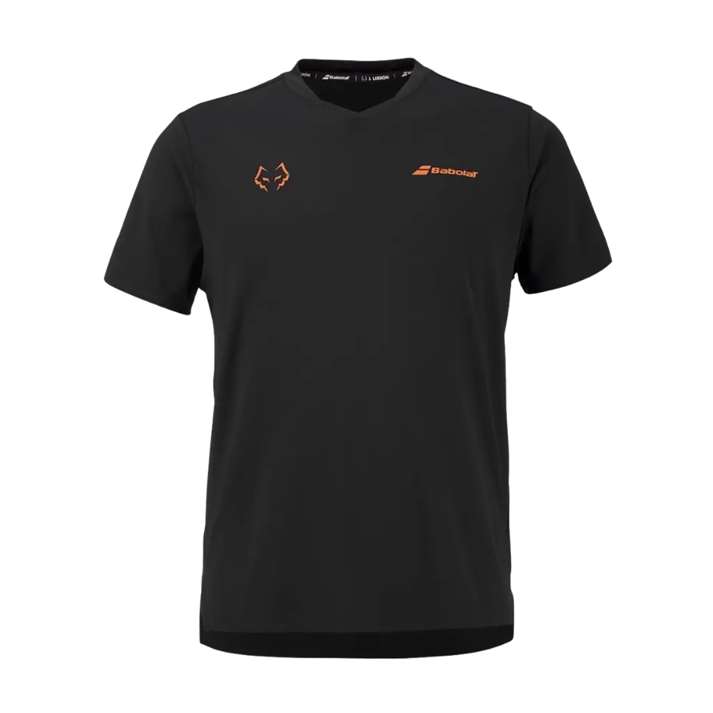 T-shirt de padel Babolat Crew Neck Lebron Noir