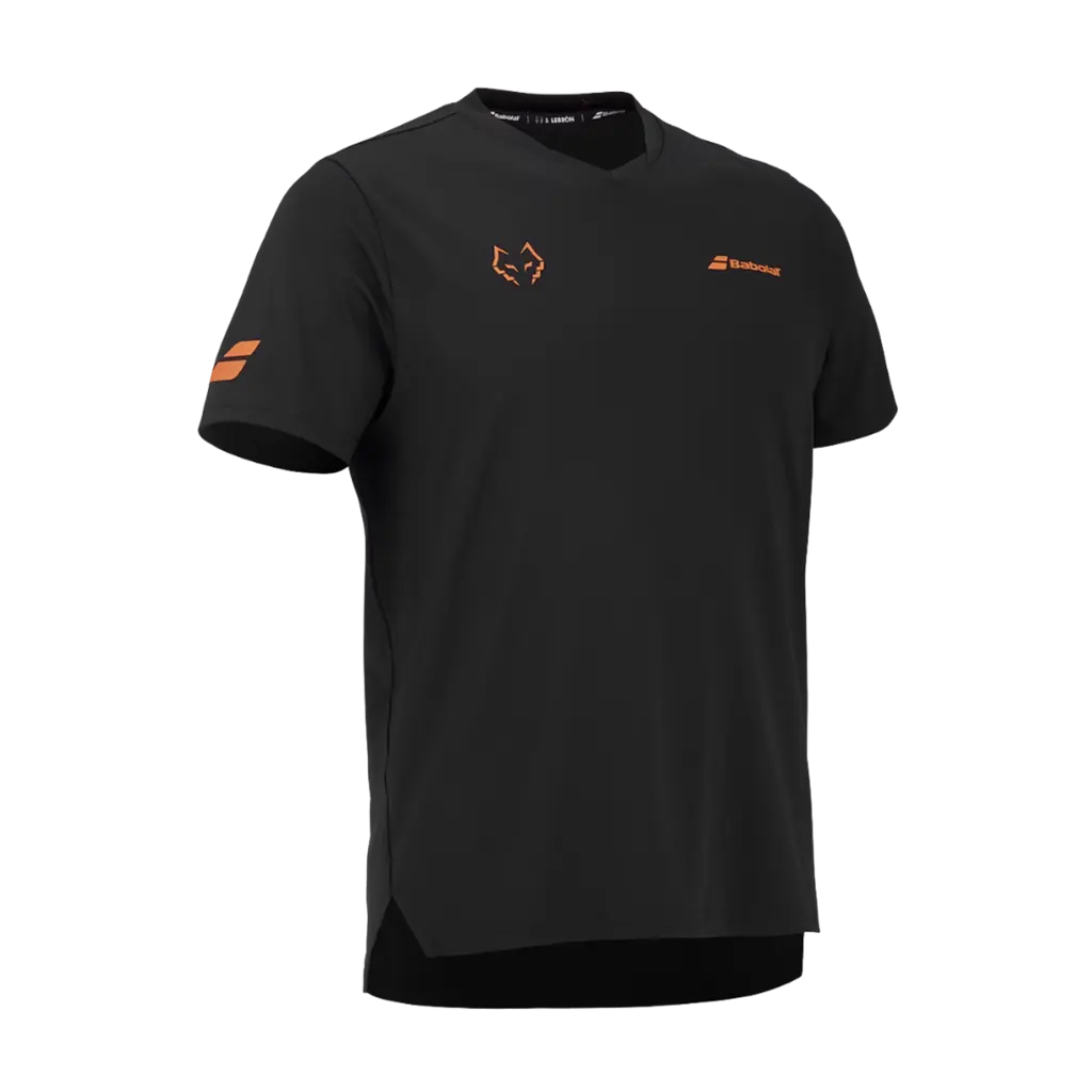 T-shirt de padel Babolat Crew Neck Lebron Noir