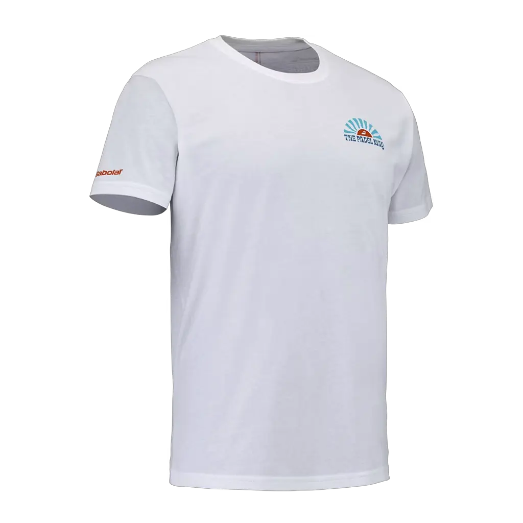 T-shirt de padel Babolat Perf Cotton Blanc