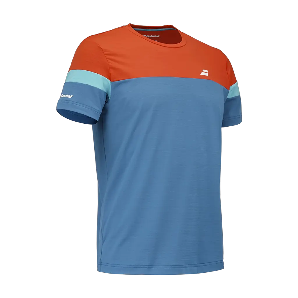 T-shirt de padel Babolat Crew Neck Perf Bleu
