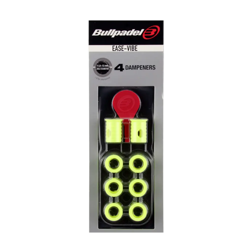 Antivibrateurs de padel Bullpadel Ease Vibe X4 Jaune