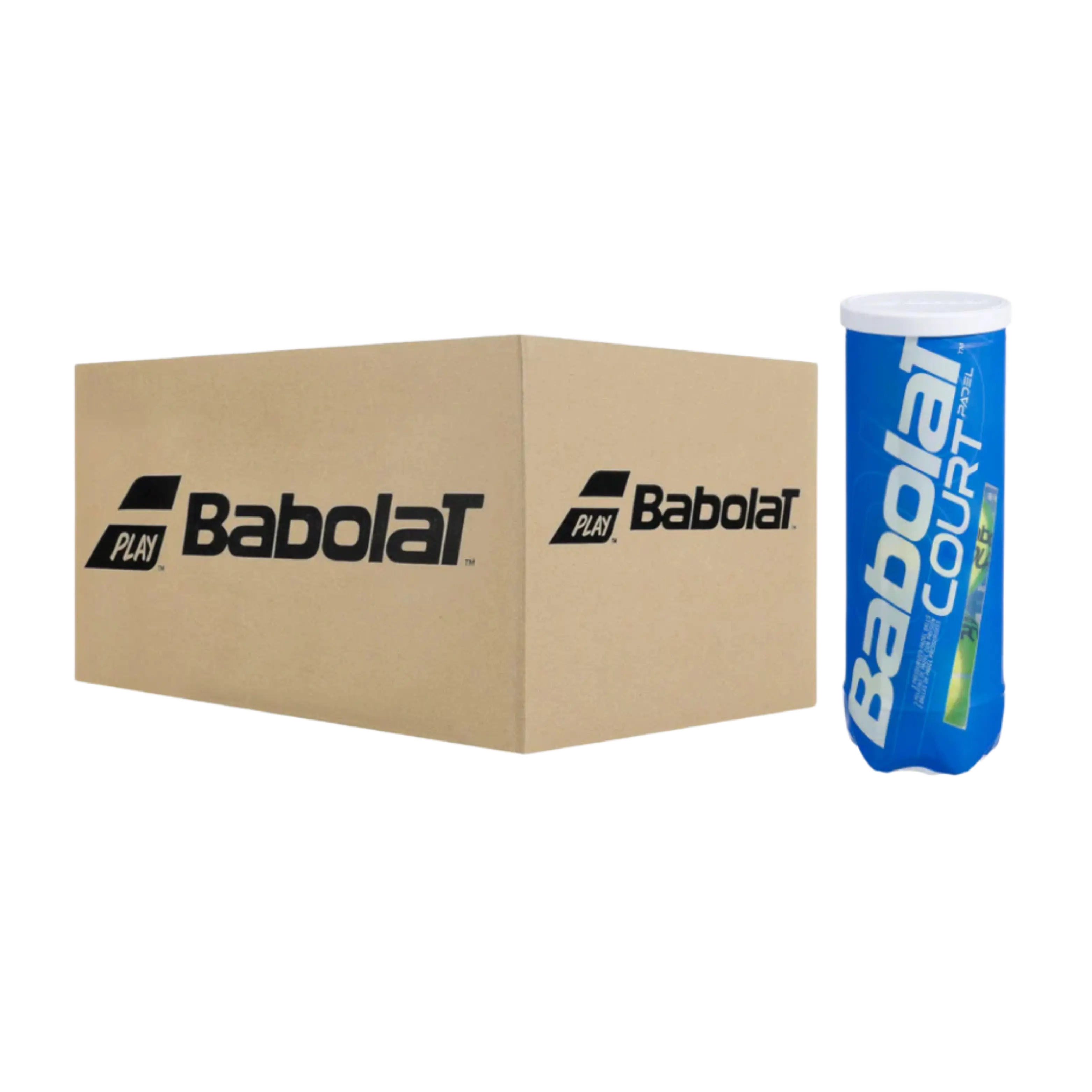 Babolat - Balles de padel Court Padel Carton de 24 Tubes