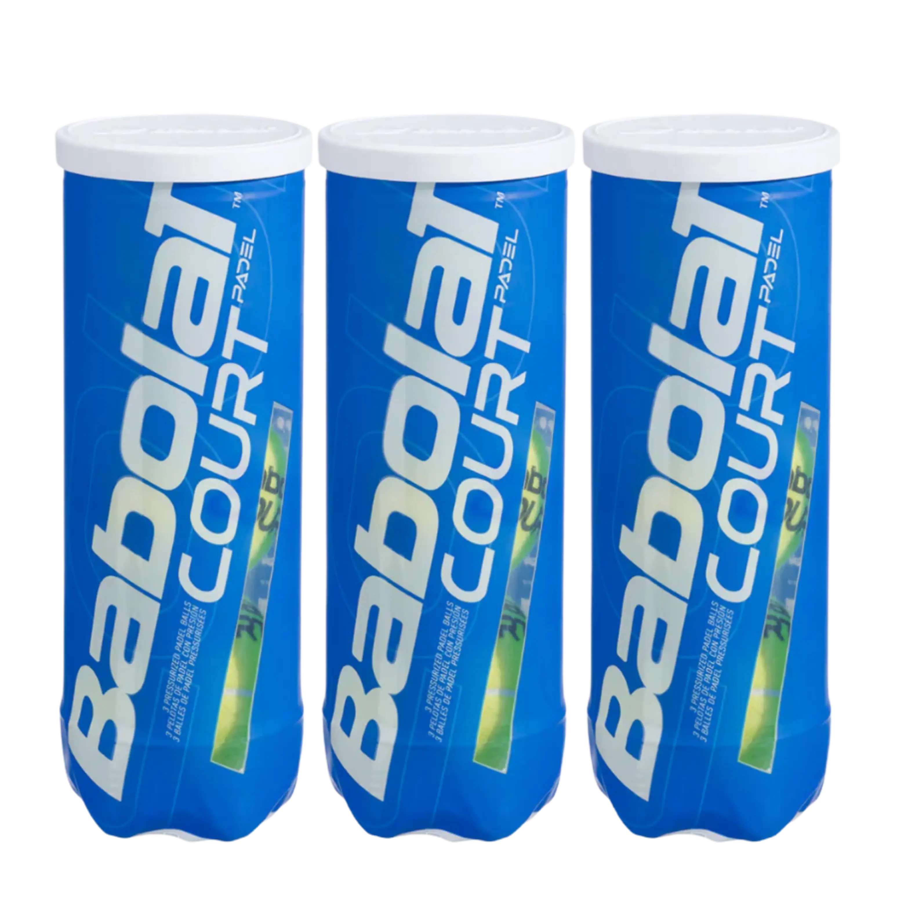 Babolat - Balles de padel Court Padel Pack de 3 Tubes