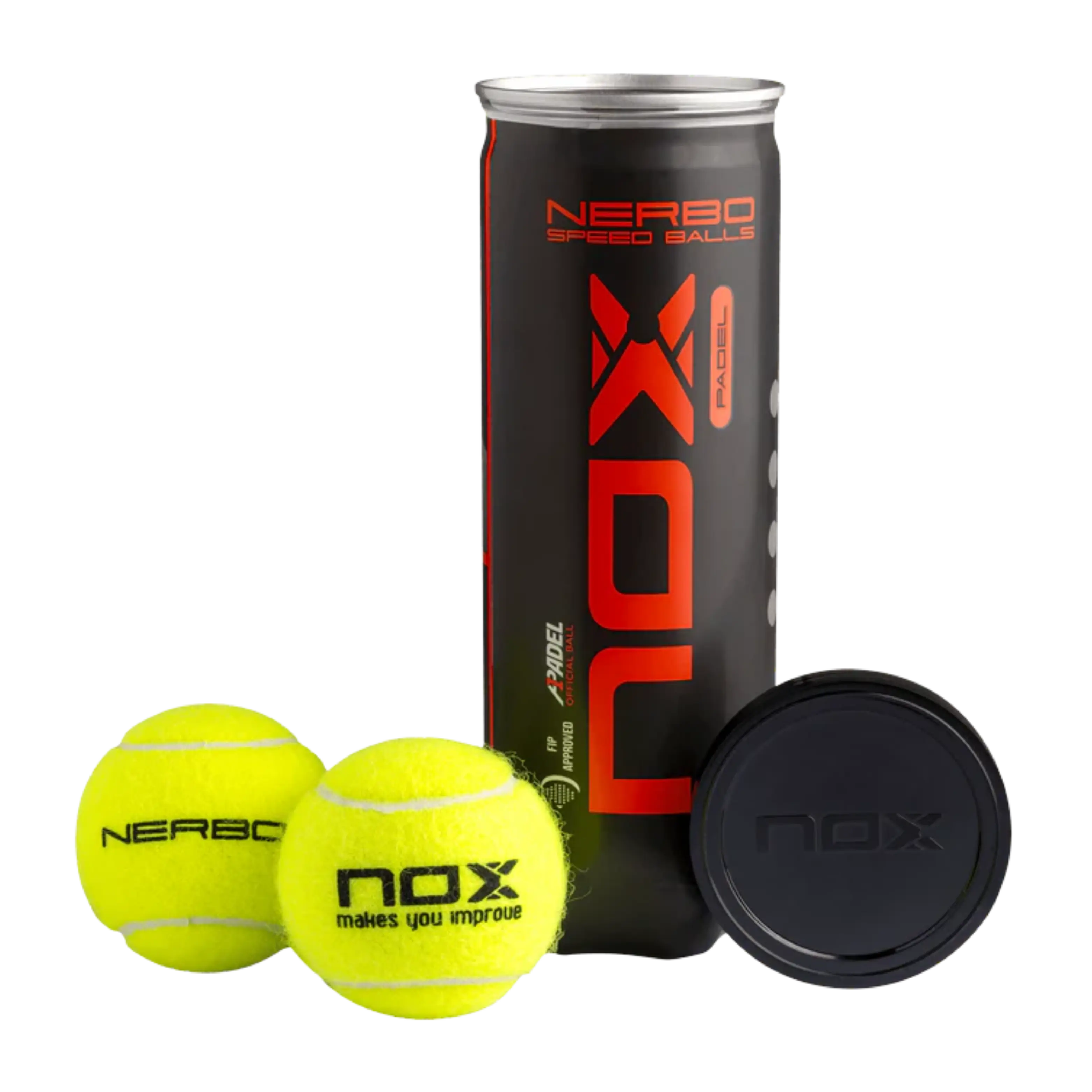 Pack de 3 tubes de balles de padel Nox Nerbo Speed