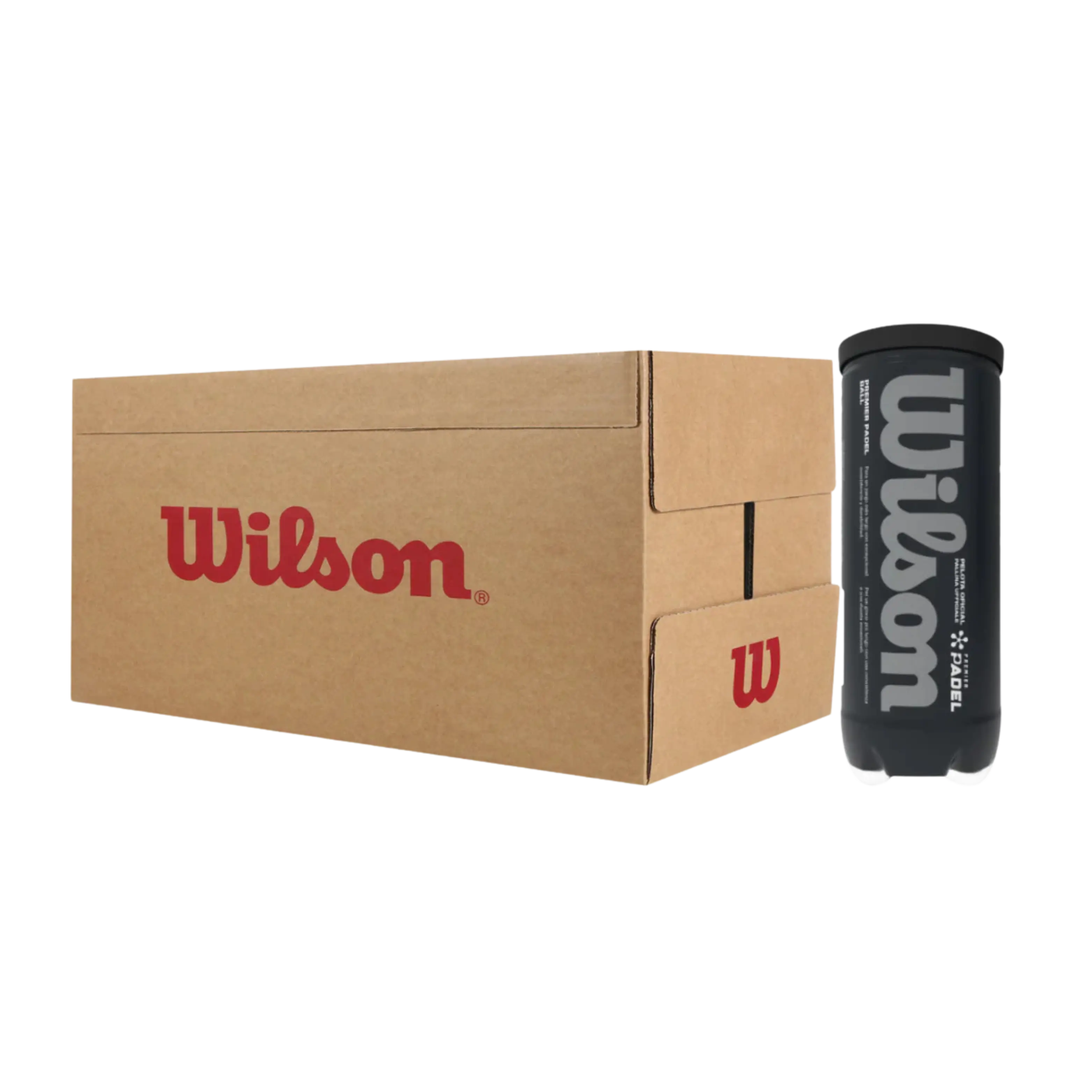 Carton de 24 tubes de balles de padel Wilson Premier Padel
