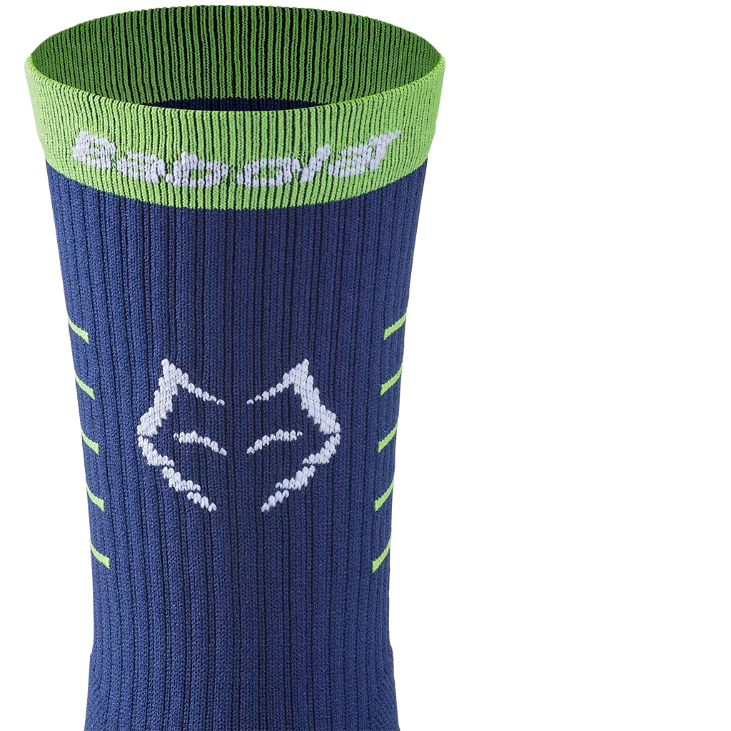 Chaussettes Babolat Mid-Calf Socks Juan Lebron Bleu/Vert 2026