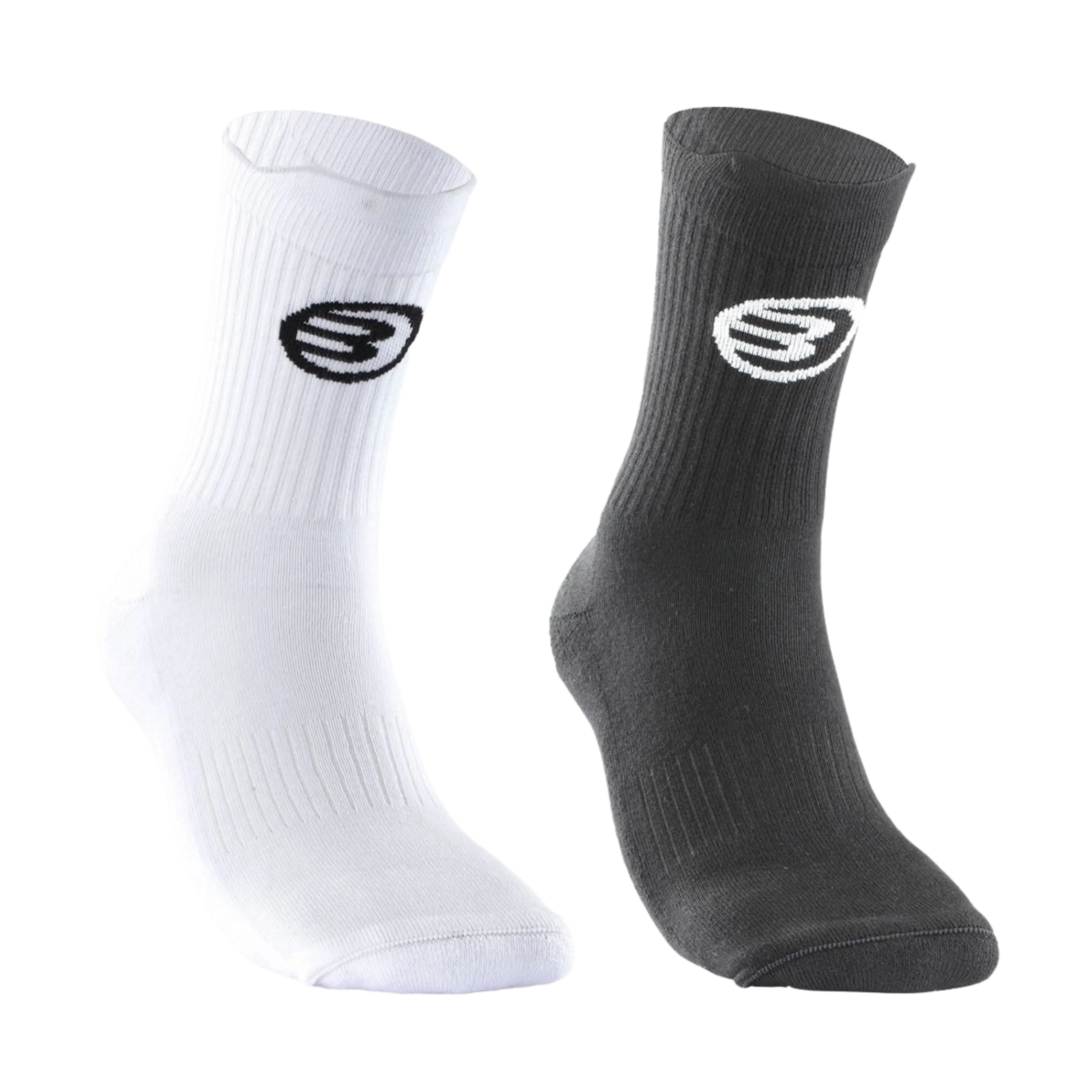 Chaussettes de padel Bullpadel Bi-pack Blanc / Noir