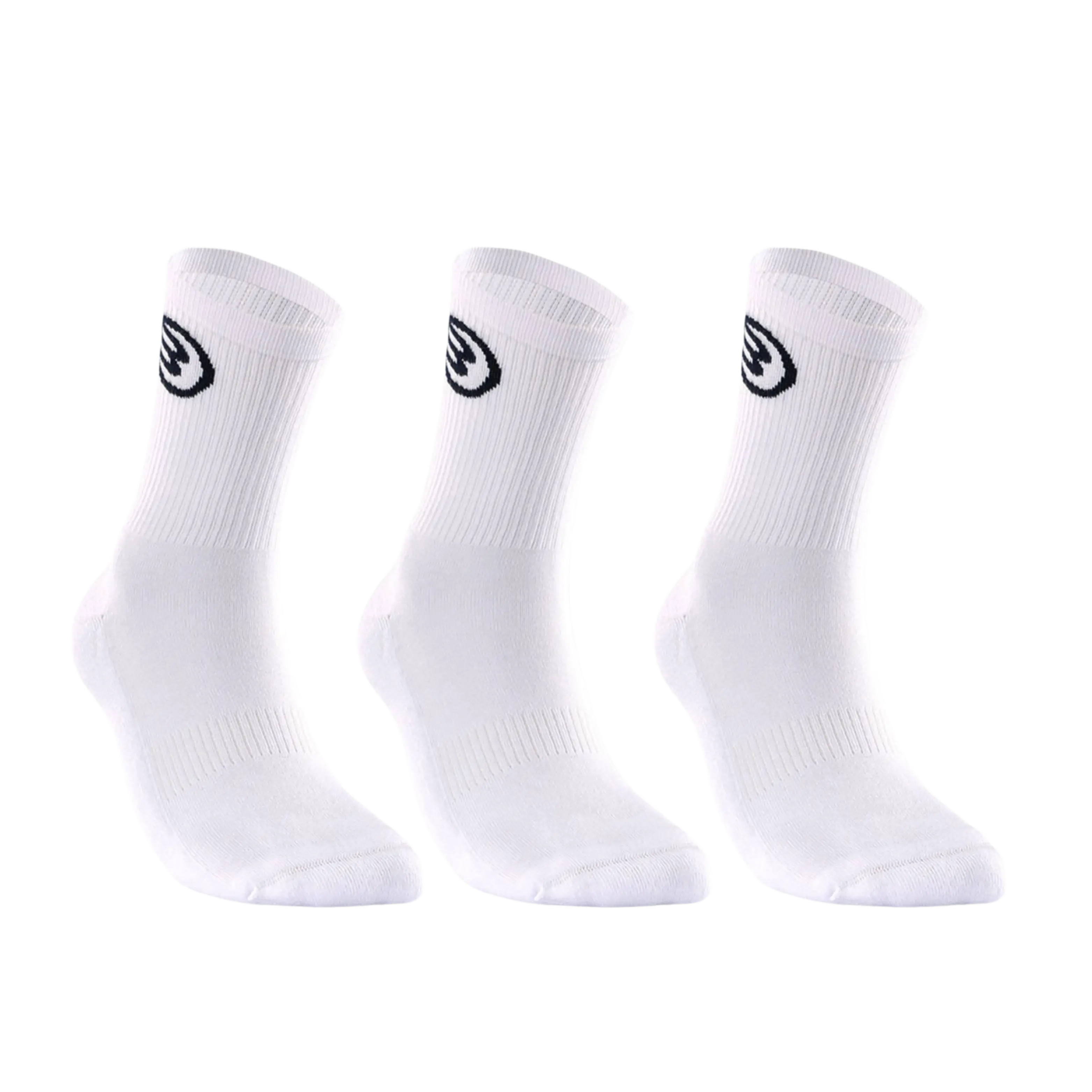 Chaussettes de padel Bullpadel BP252 Pack x3 Blanc