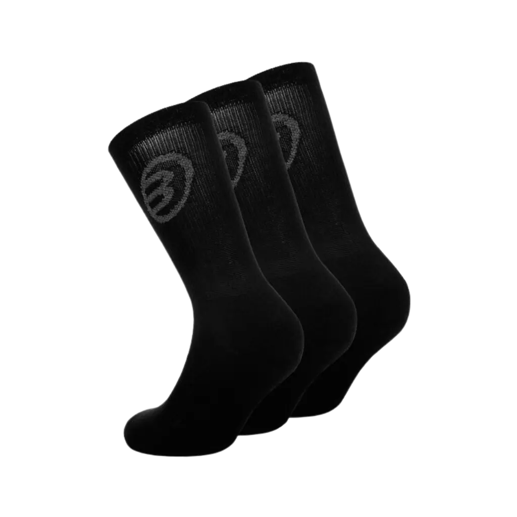 Chaussettes de padel Bullpadel BP252 Pack x3 Noir