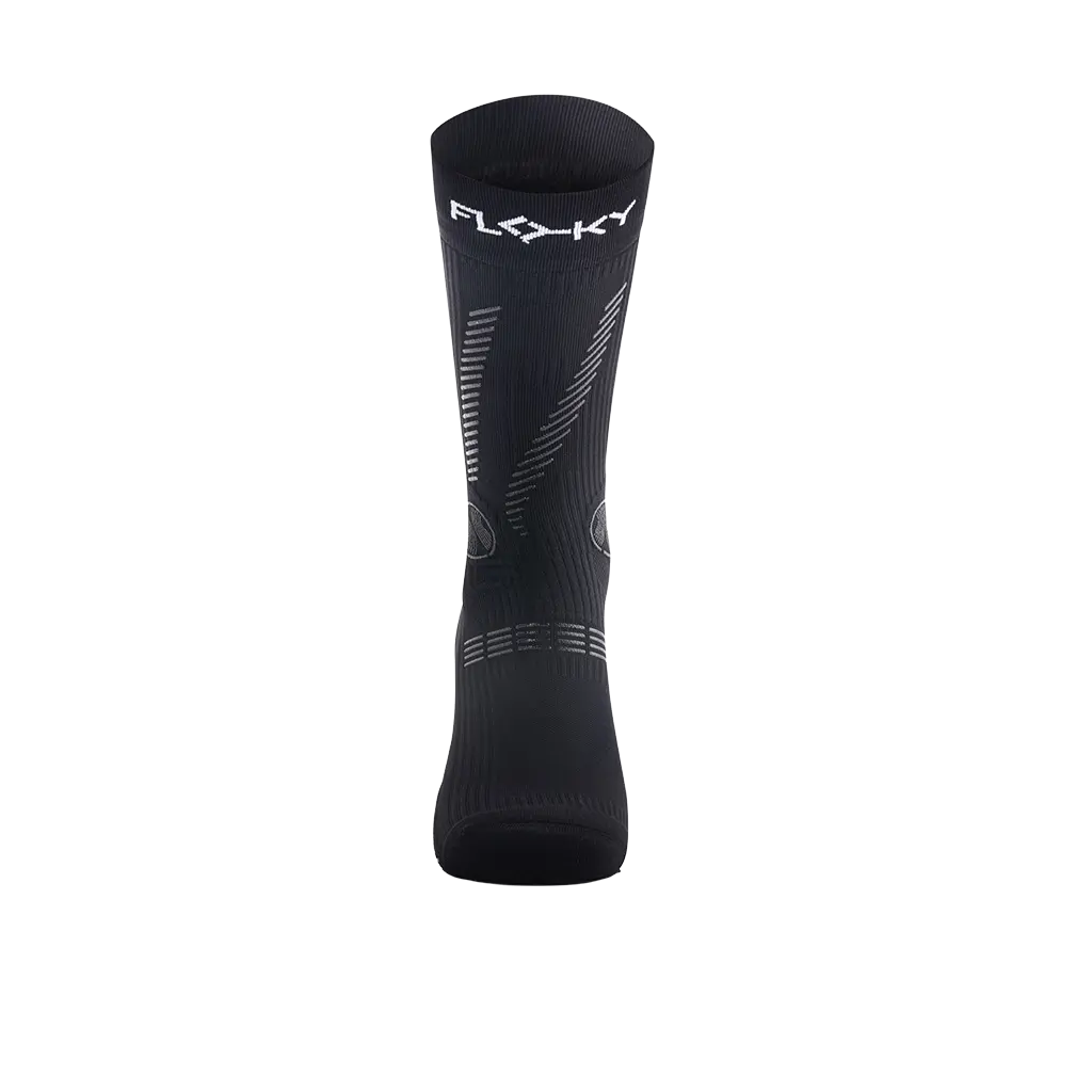 Chaussette de compression de padel Floky GRF Mid Noir