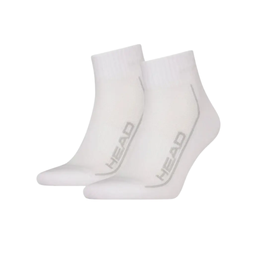 Chaussettes de padel Head Performance Courtes Short Crew Blanc x2