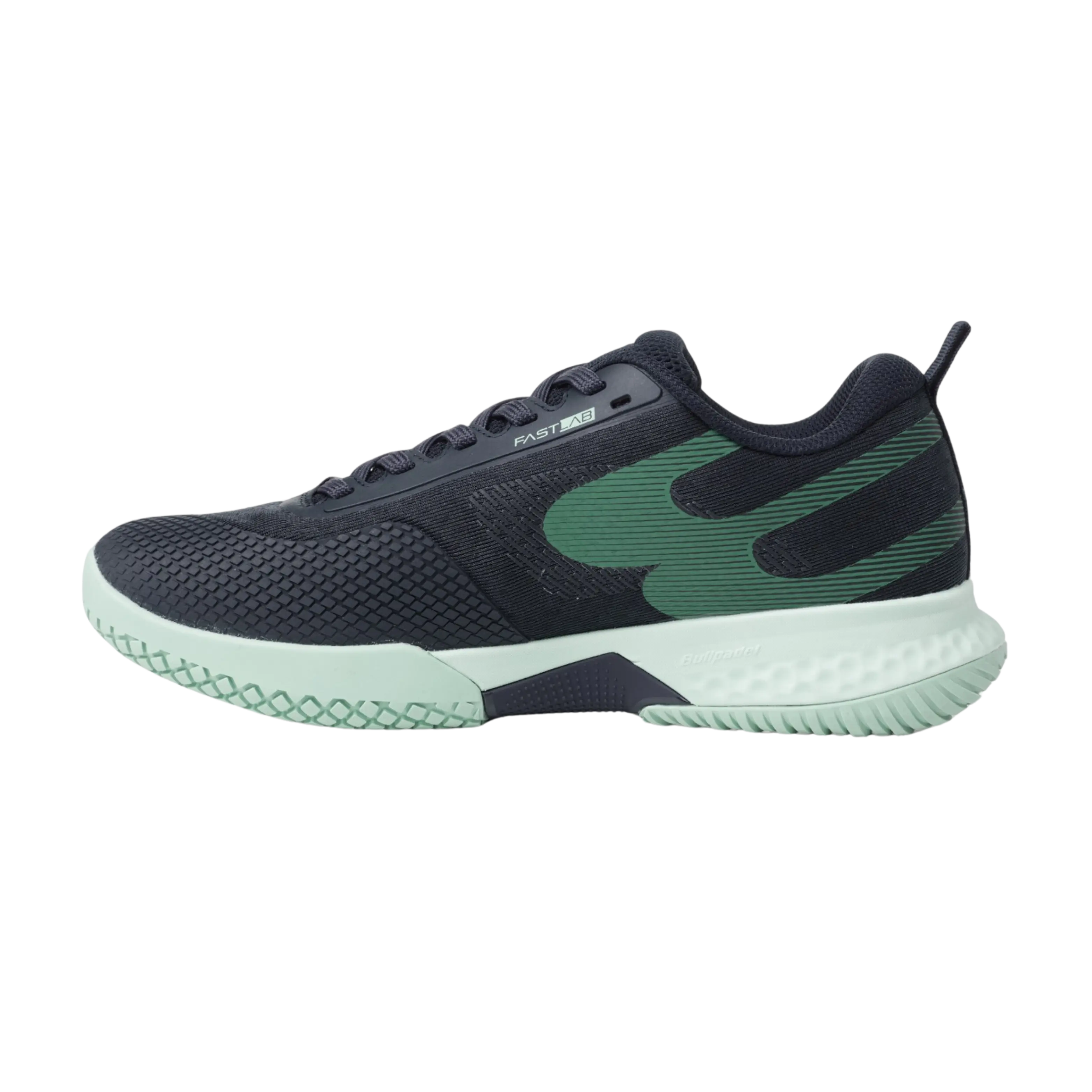 Bullpadel - Chaussure de padel XPLO Vibram 25V Bleu Marine/Vert