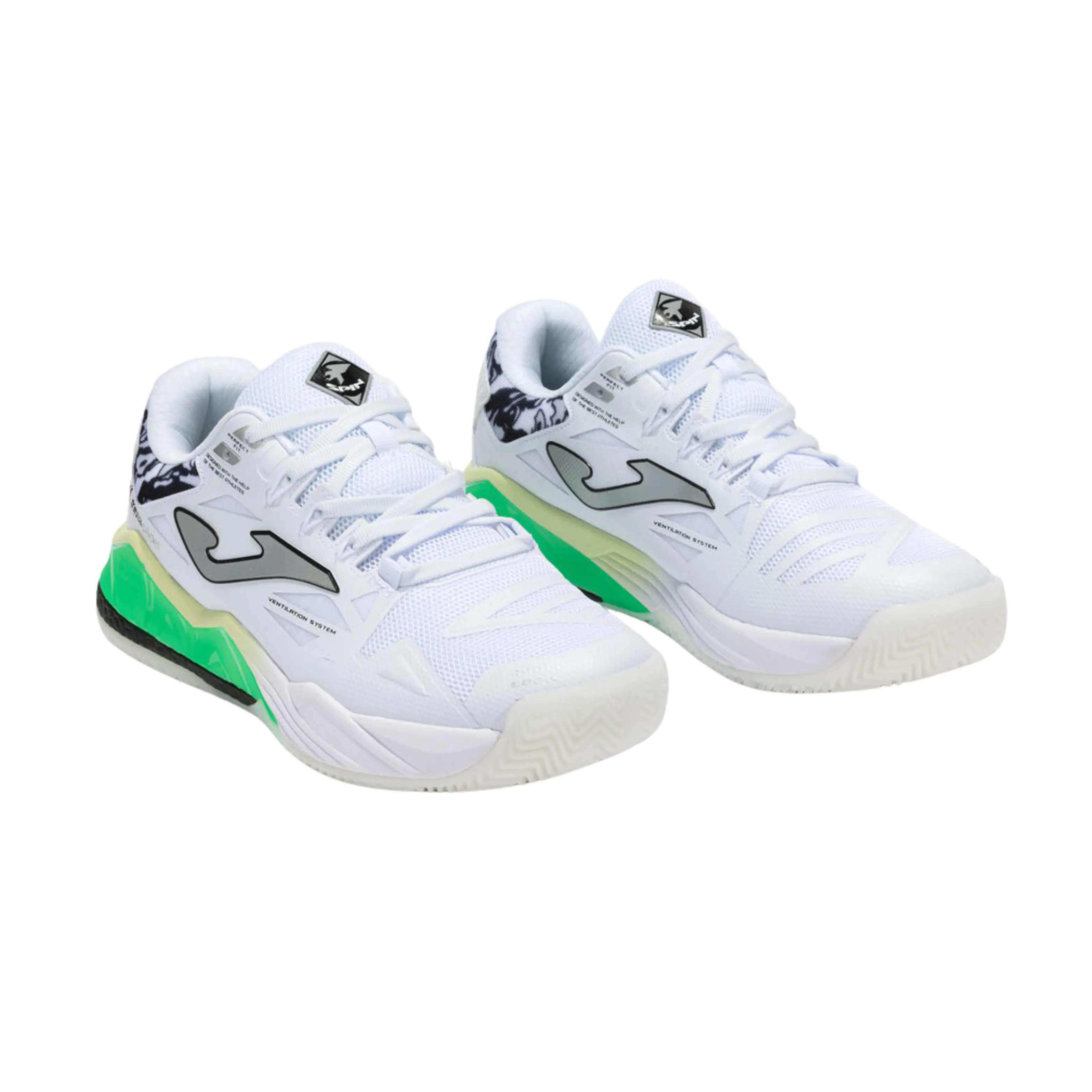Chaussures de padel Joma Spin 2502 Blanc/Vert