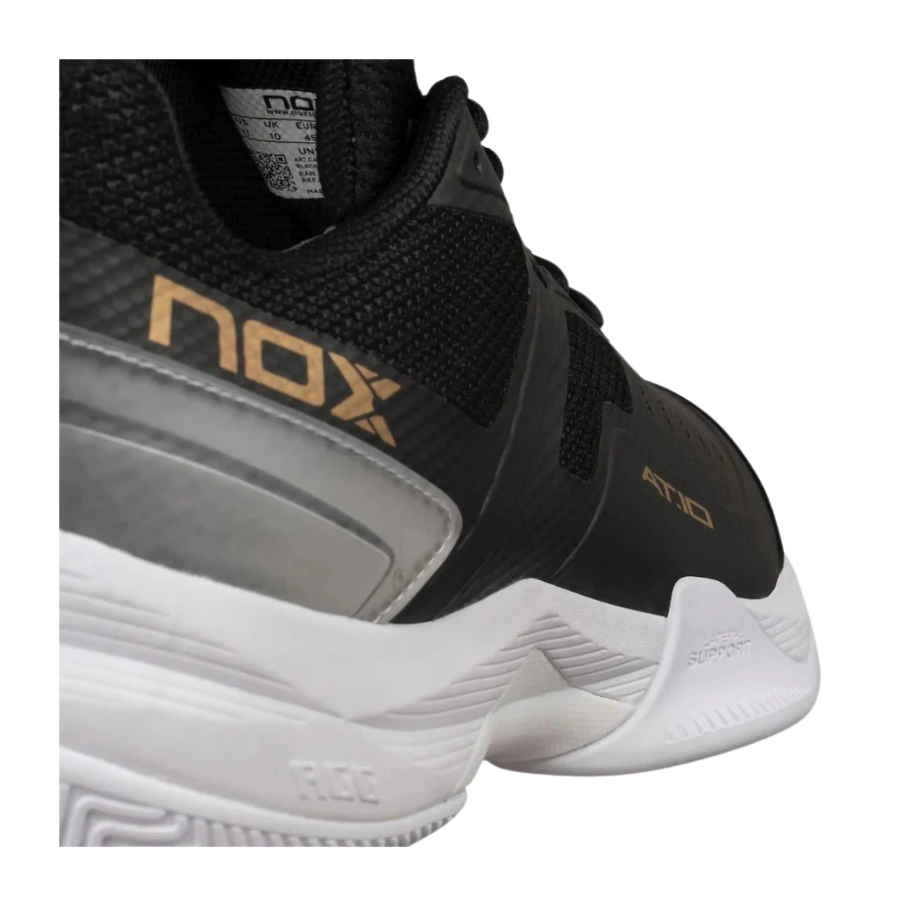 Nox - Chaussure de padel AT10 Pro Noir/Or