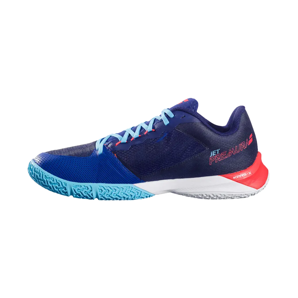 Babolat - Chaussures de Padel Jet Premura 2 Bleu/Rouge
