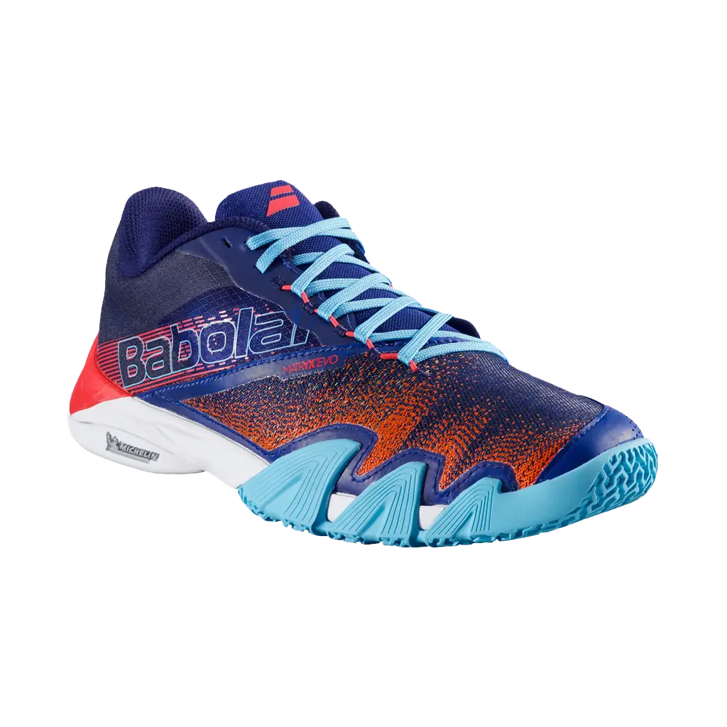 Babolat - Chaussures de Padel Jet Premura 2 Bleu/Rouge