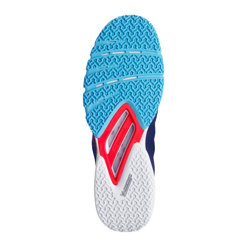 Babolat - Chaussures de Padel Jet Premura 2 Bleu/Rouge