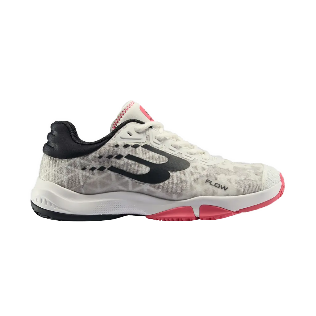 Bullpadel - Chaussures de padel Flow Blanc/Rose 24V Femme