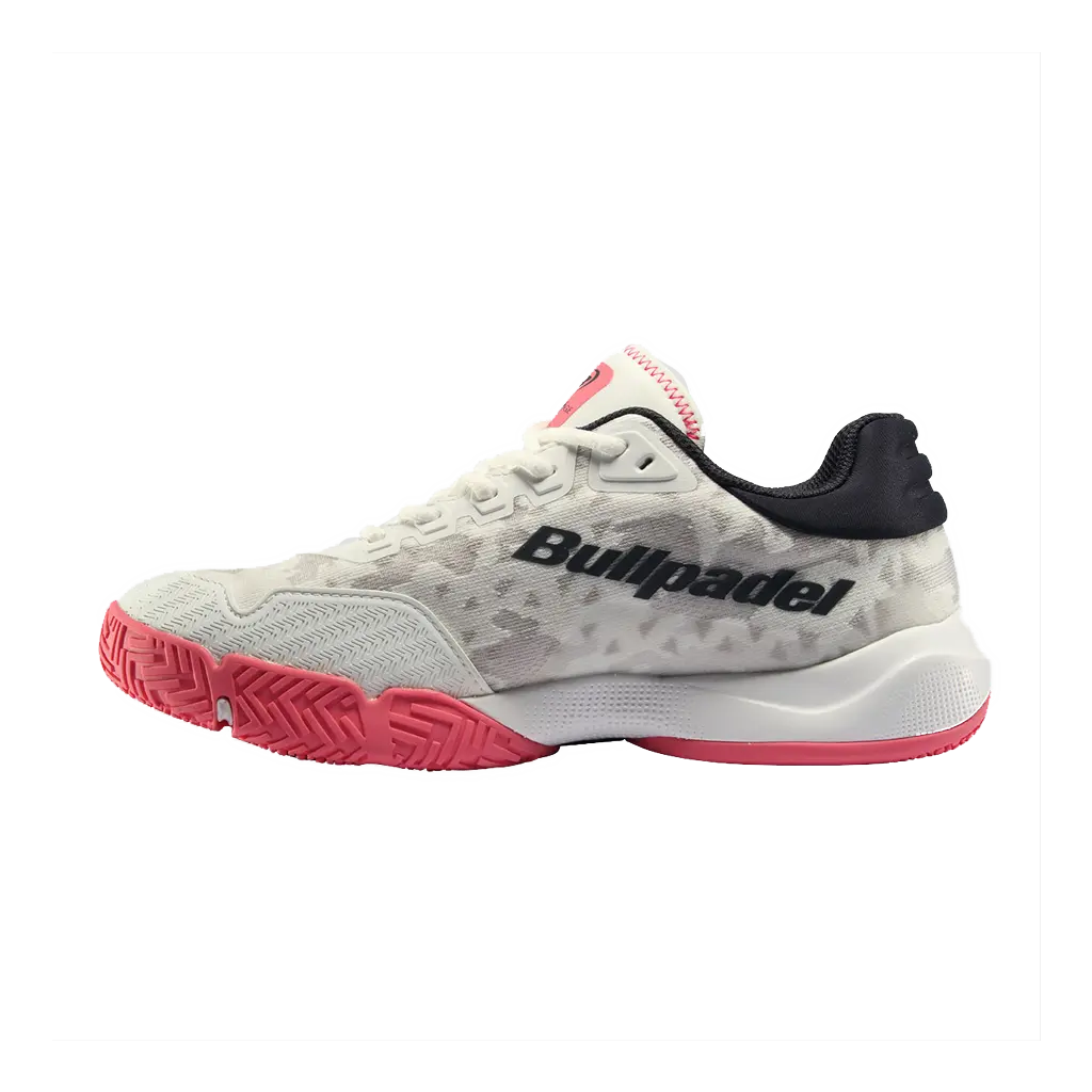 Bullpadel - Chaussures de padel Flow Blanc/Rose 24V Femme