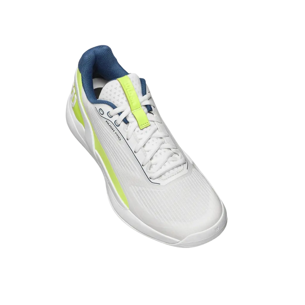 Chaussures de padel Wilson Rush Pro 5 Blanc / Jaune
