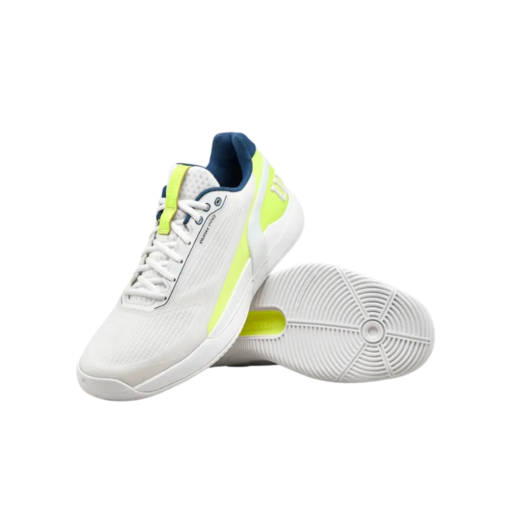 Chaussures de padel Wilson Rush Pro 5 Blanc / Jaune