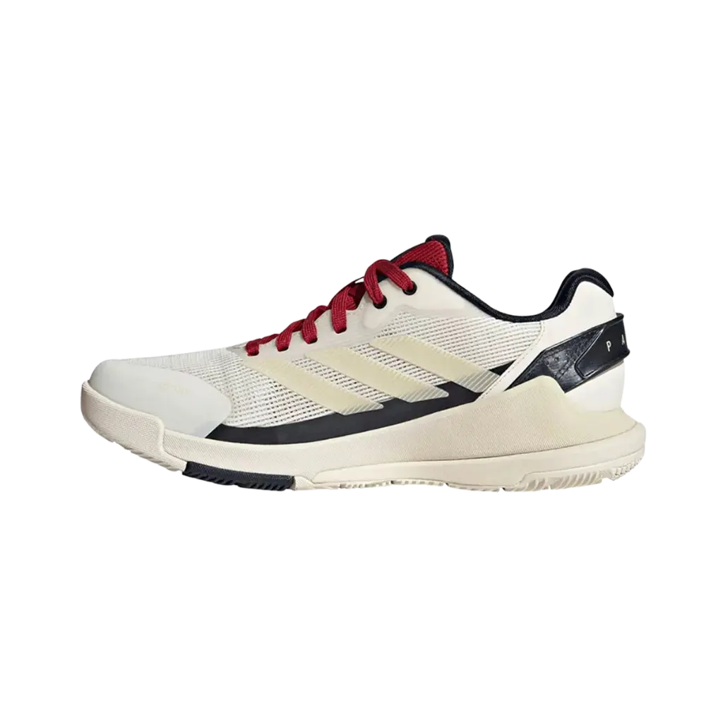 Chaussures de padel Adidas Crazyquick LS Blanc/Noir/Rouge Femme