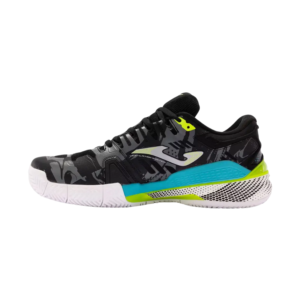 Joma - Chaussures de padel Slam 2401 Noir/Turquoise
