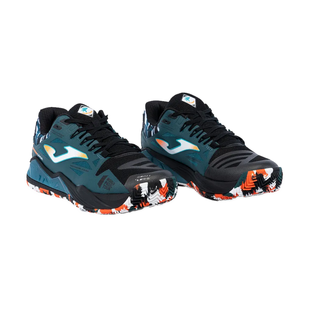 Joma - Chaussures de padel Spin 2301 Noir/Petrol