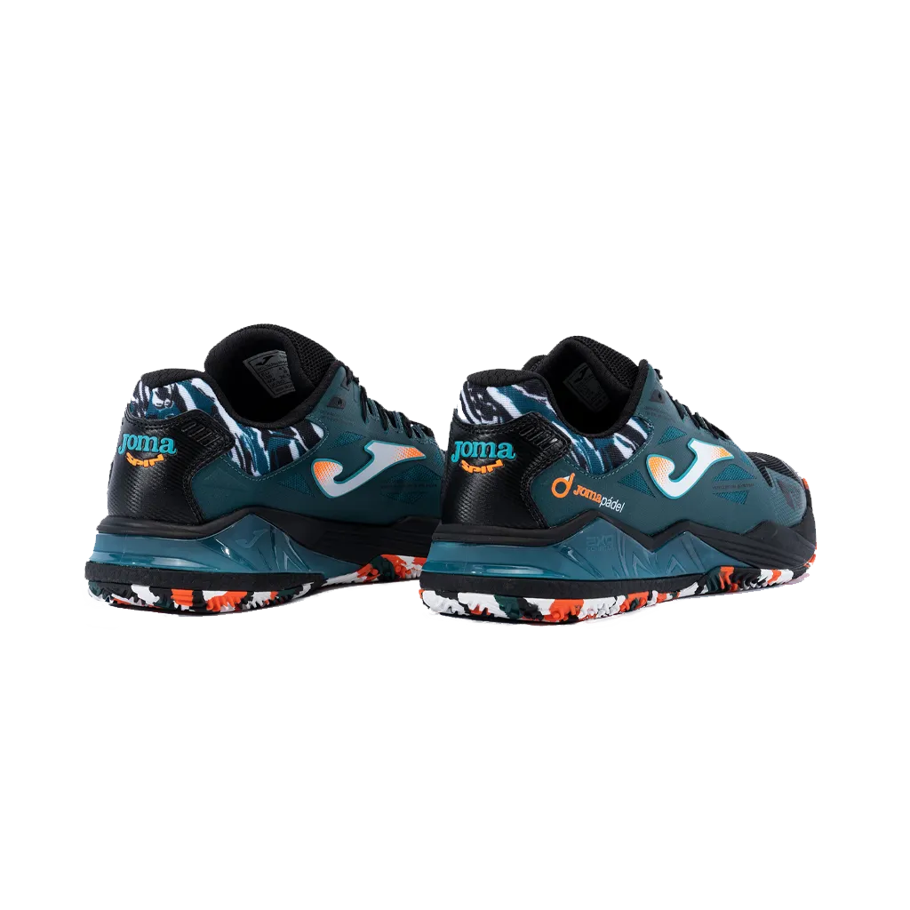 Joma - Chaussures de padel Spin 2301 Noir/Petrol