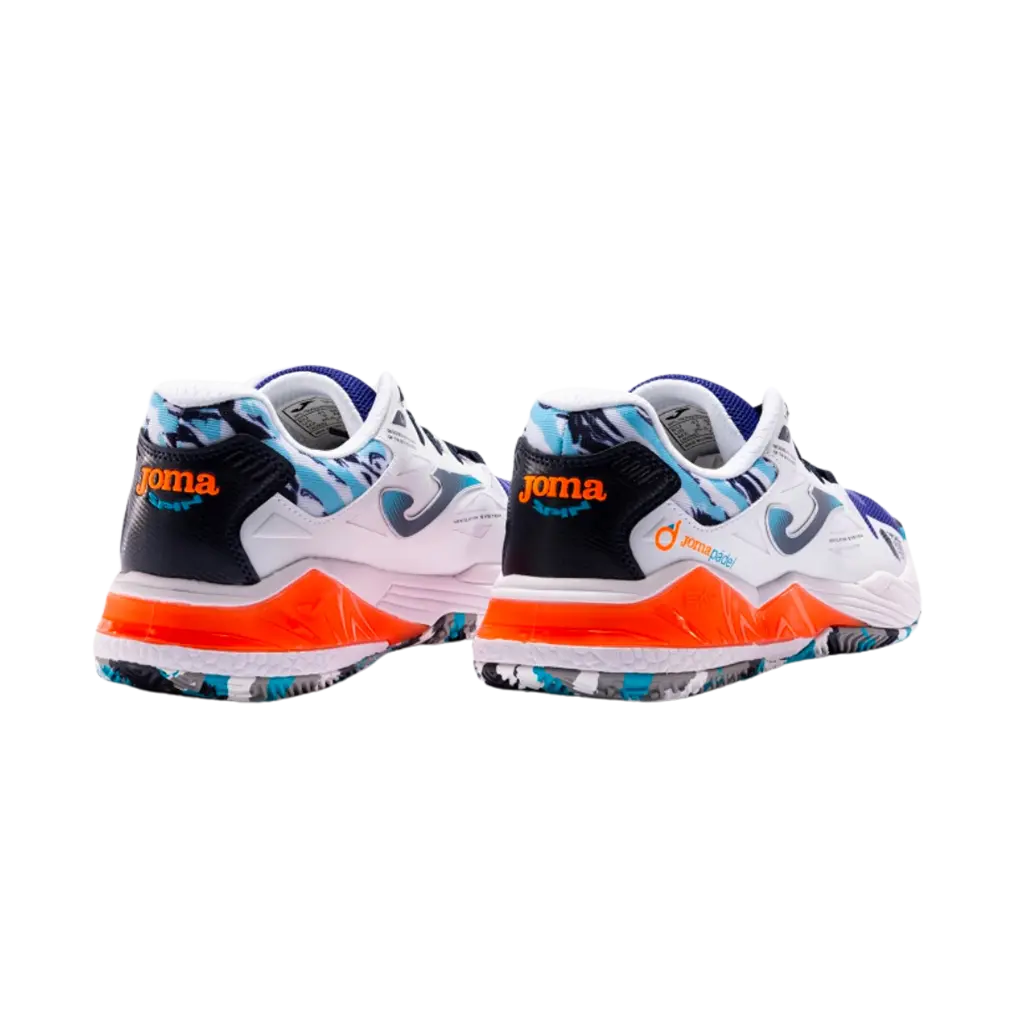 Joma - Chaussures de padel Spin 2304 Blanc Royal