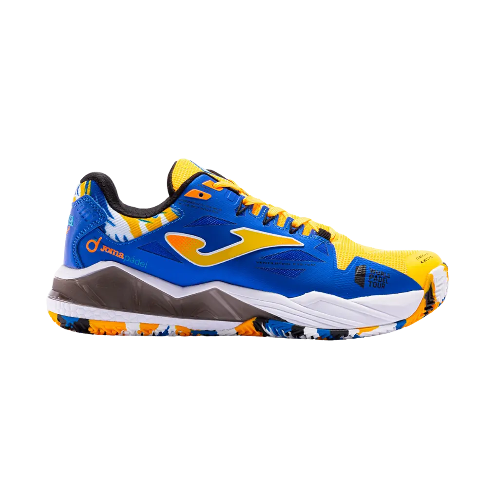 Joma - Chaussures de padel Spin 2308 Orange/Royal