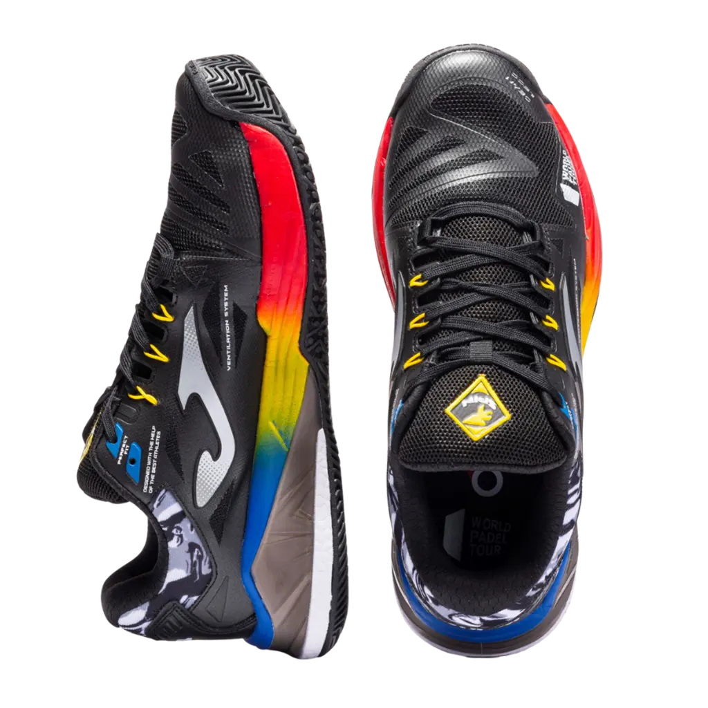 Joma - Chaussures de padel Spin 2321 Noir