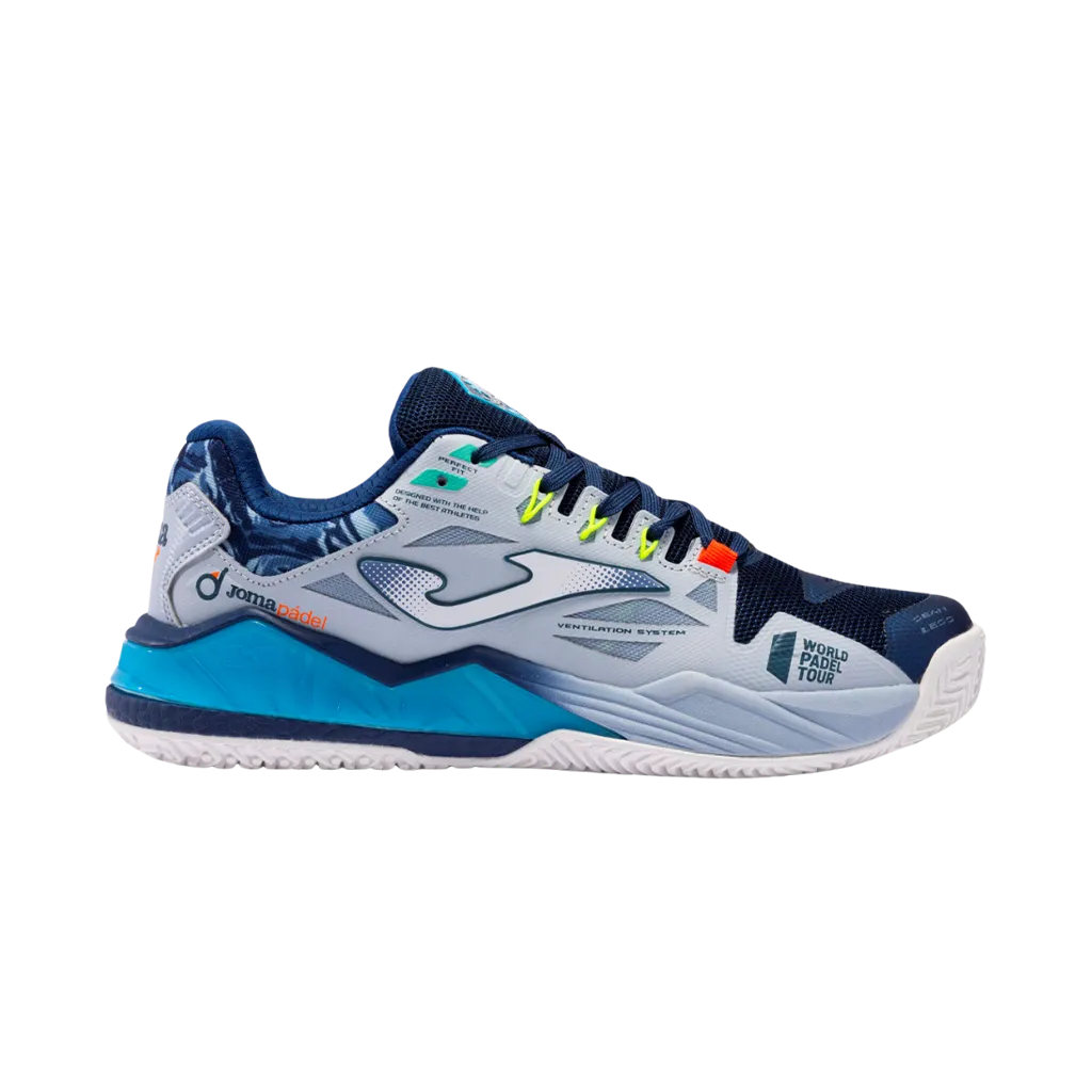 Joma - Chaussures de padel Spin 2322 Bleu/Marine