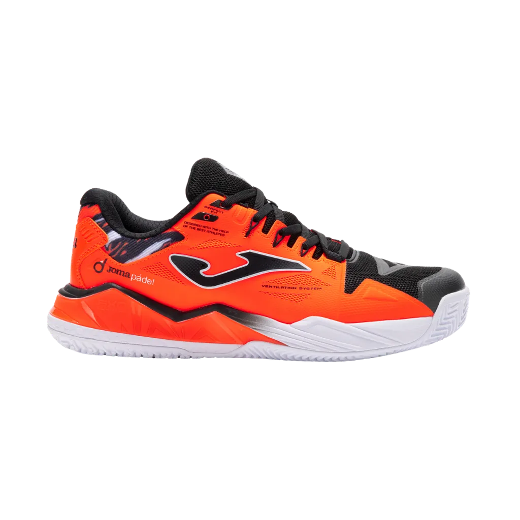 Chaussures de padel Joma Spin 2631 Noir/Orange