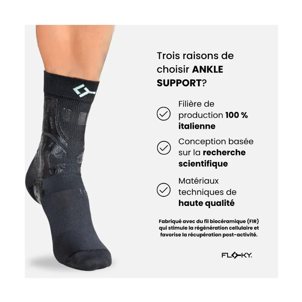 Chevillère Floky Support Noir