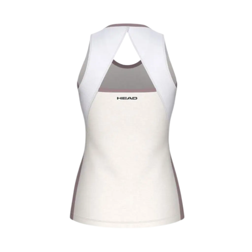 Débardeur de Padel Head Play Tech Blanc