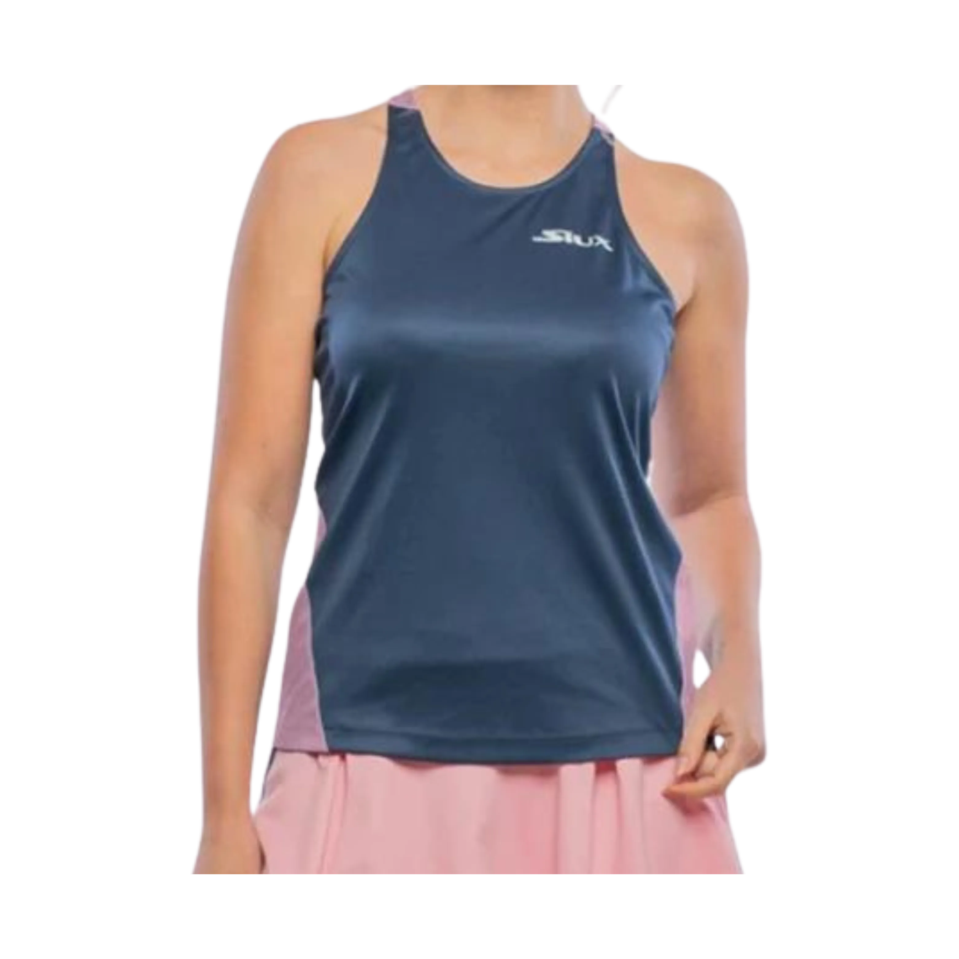 Siux - Débardeur de padel Jamming Bleu/Rose