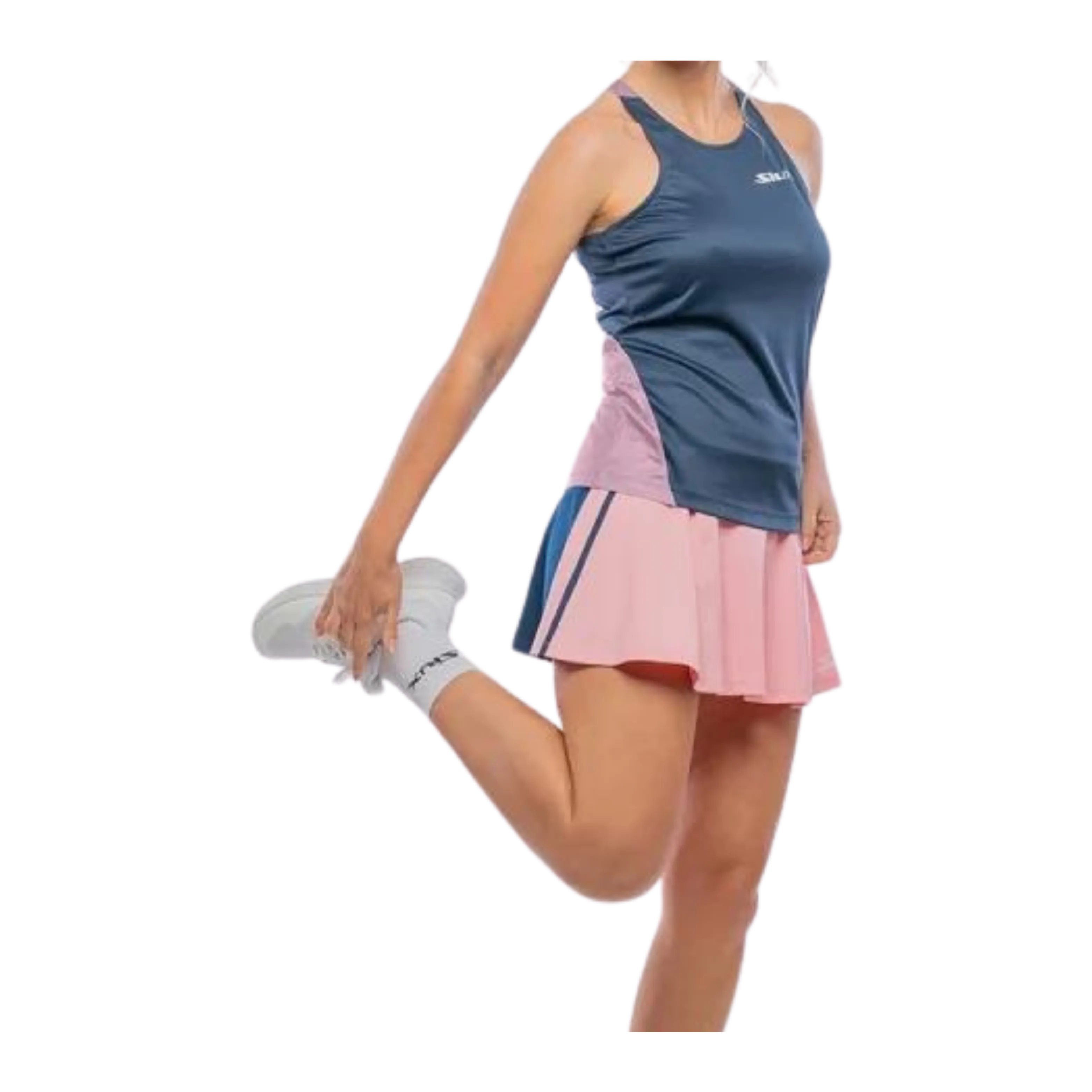 Siux - Débardeur de padel Jamming Bleu/Rose