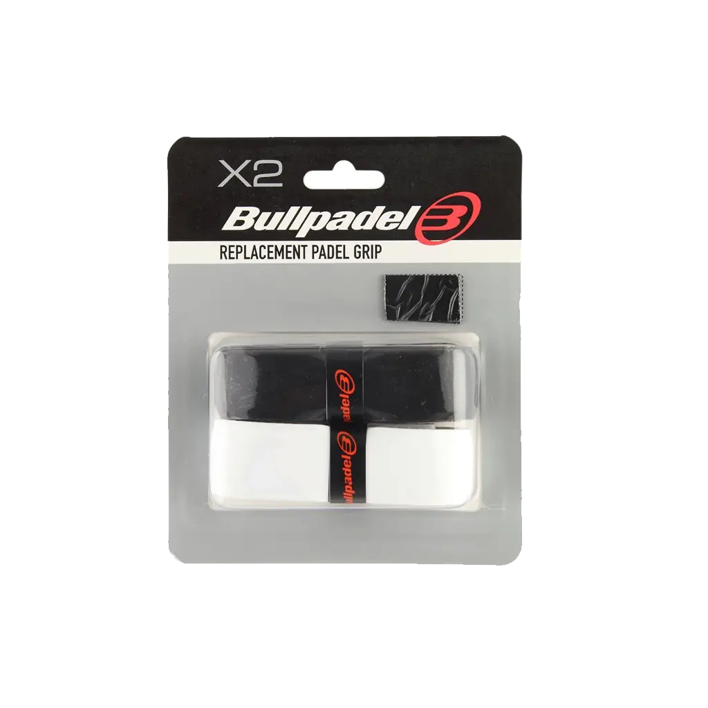 Bullpadel - Grip x2 Noir et Blanc