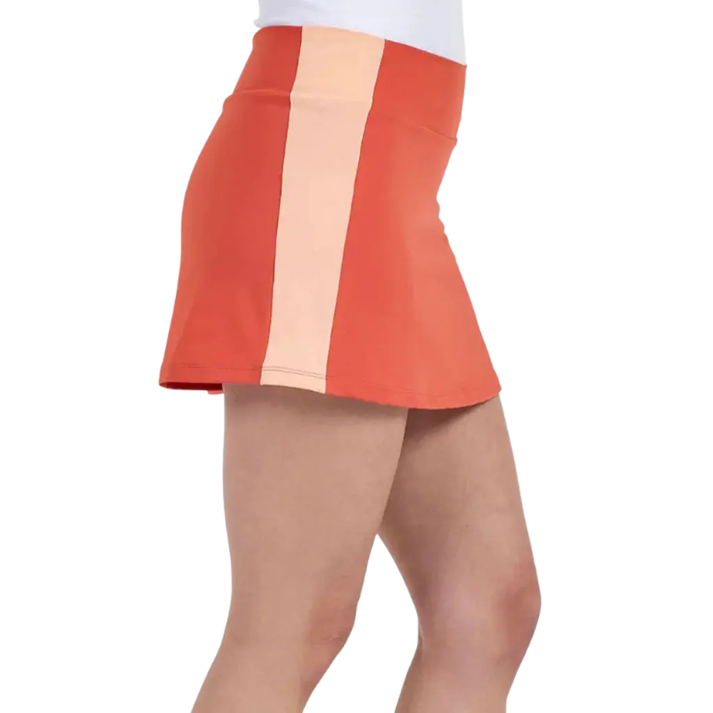 Jupe de padel Bullpadel Acedera Orange Femme