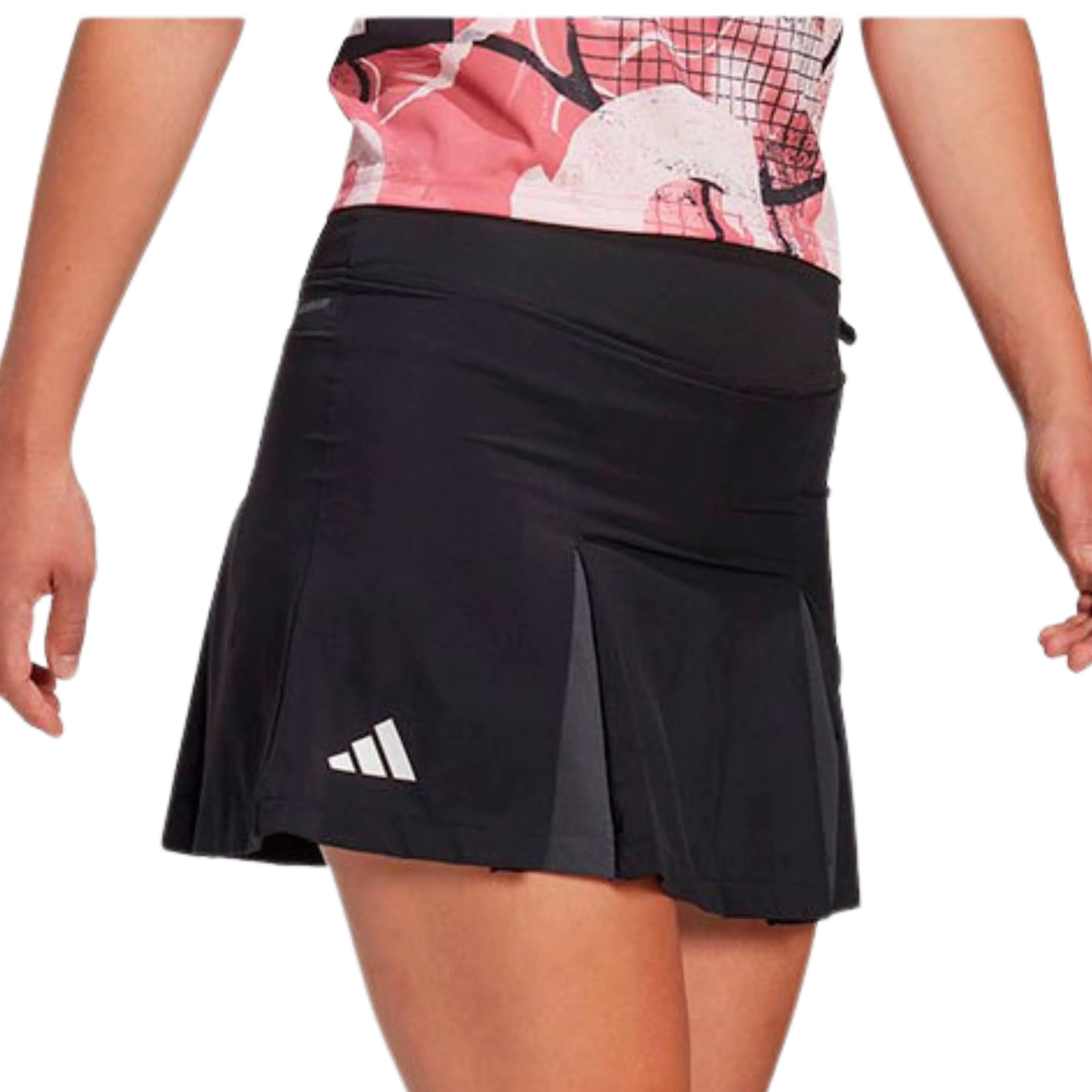 Jupe de padel Adidas Club Pleates Noir