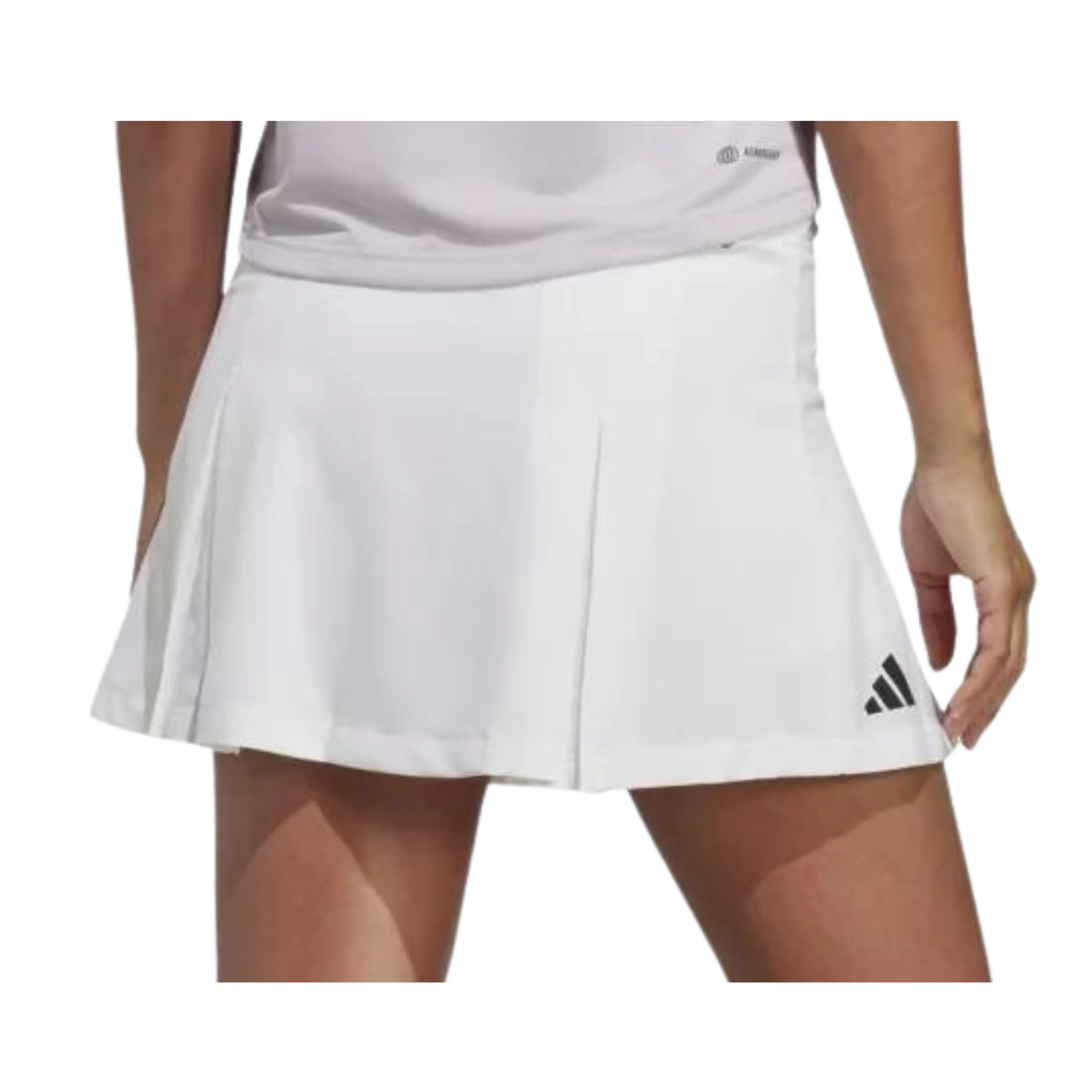 Jupe de padel Adidas Club Pleates Blanc